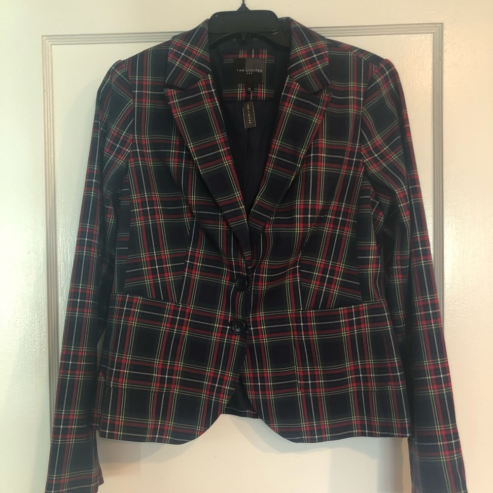 The Limited Plaid Blazer, Size M